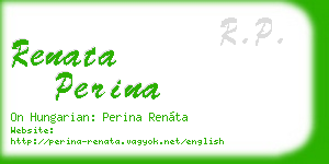 renata perina business card